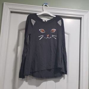 Grey cat shirt